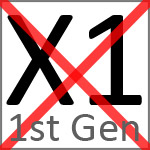 FF X1 1st gen NOT COMPATIBLE
